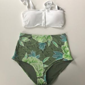 High Waisted Bikini Bottoms-Aerie-Large
